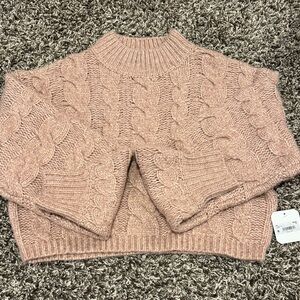 NWT- Altar'd State Cable Knit Turtleneck Sweater